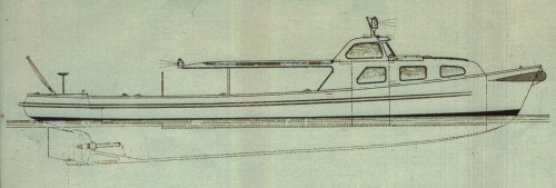 Der originale Schiffsriss von 1955